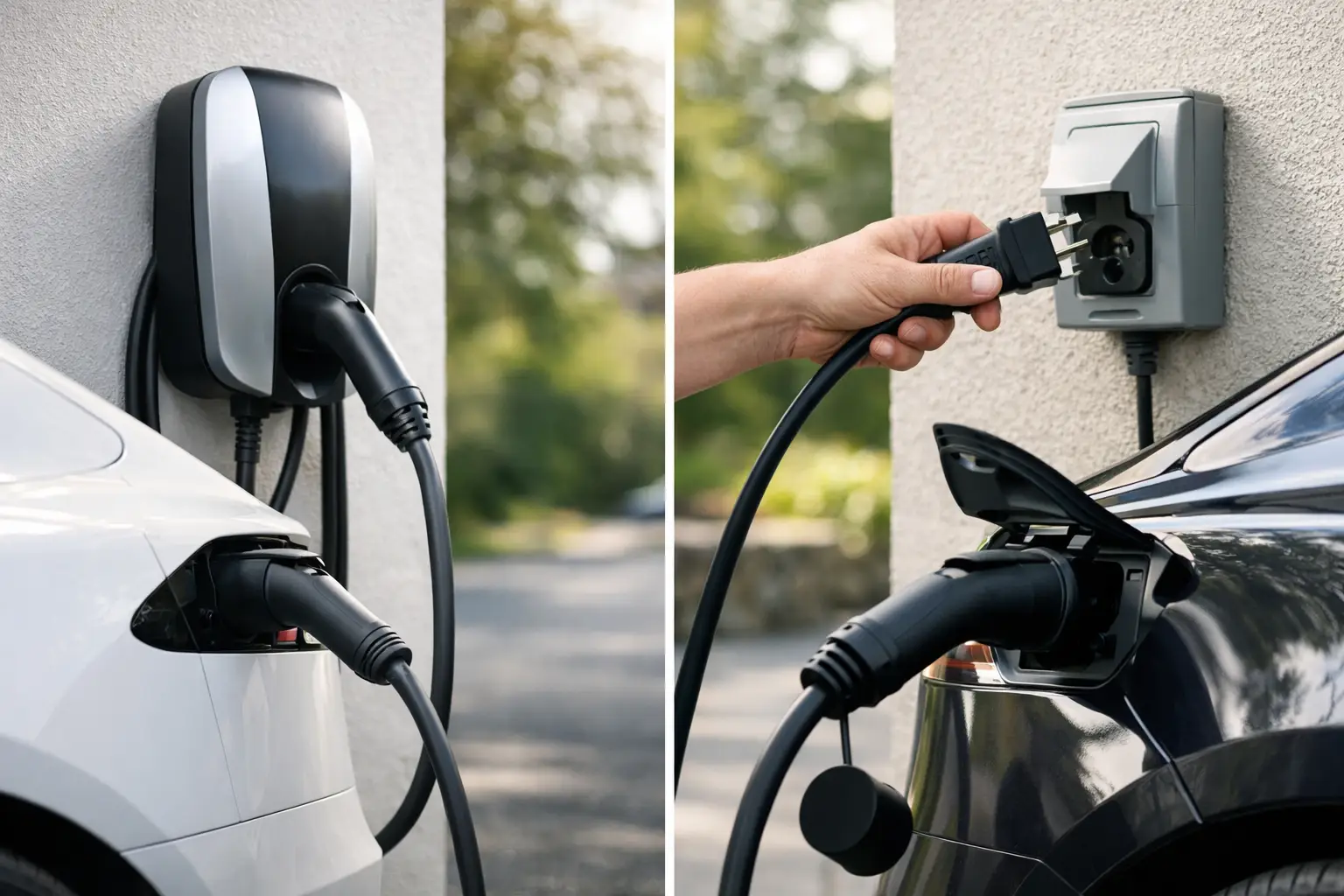 Hardwired Versus Plug EV Chargers Compared